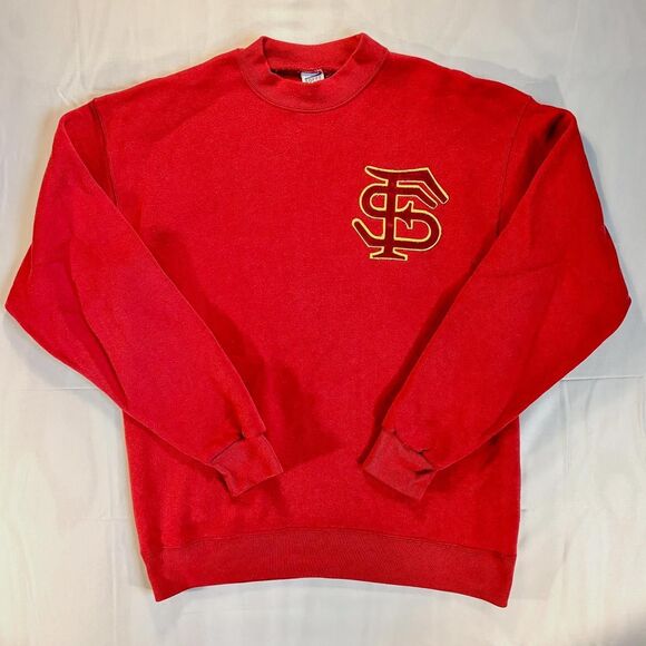 Vintage 80s FSU Crewneck Sweatshirt Florida State Seminoles Soffe Made in USA - Picture 1 of 3